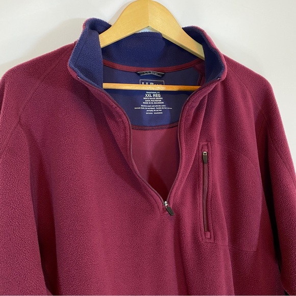 LL Bean burgundy sweater, size XXL Reg - Picture 4 of 8